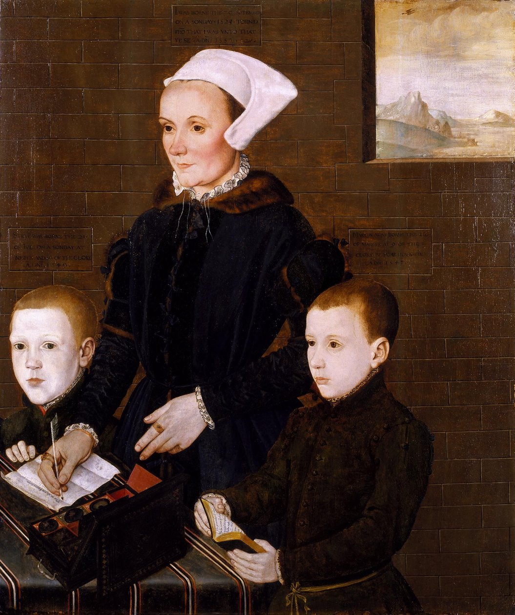 英格拉姆夫人和她的两个儿子马丁和史蒂文》（Lady Ingram and Her Two Sons Martin and Steven），英国学校出版 作者 英语学校