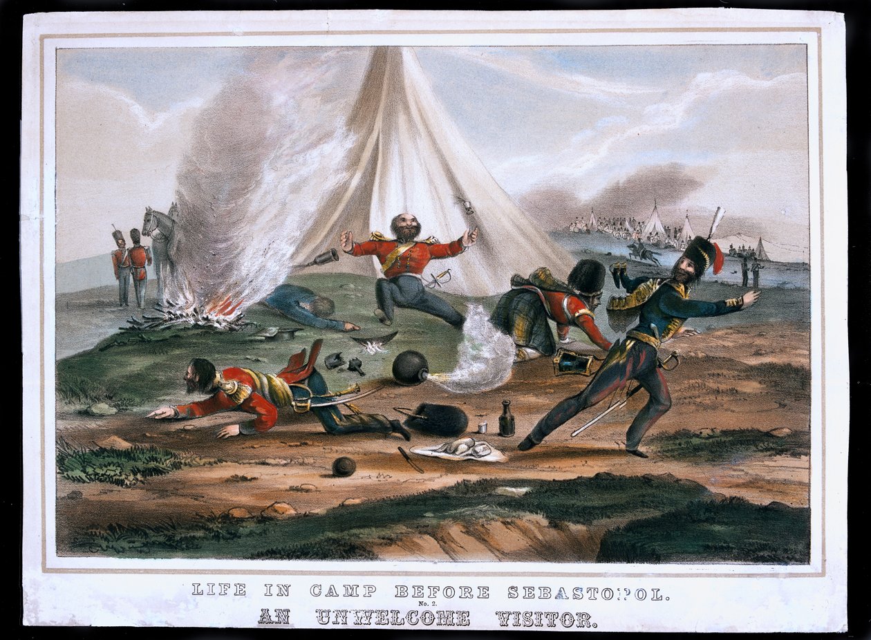 Sebastopol之前的阵营，第2号：不受欢迎的访客，由Read and Company出版，1854年 作者 英语学校