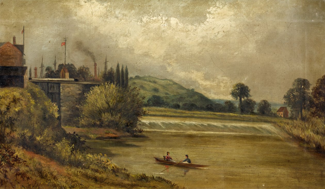 Llanthony Weir Gloucester，1850-1900 作者 英语学校