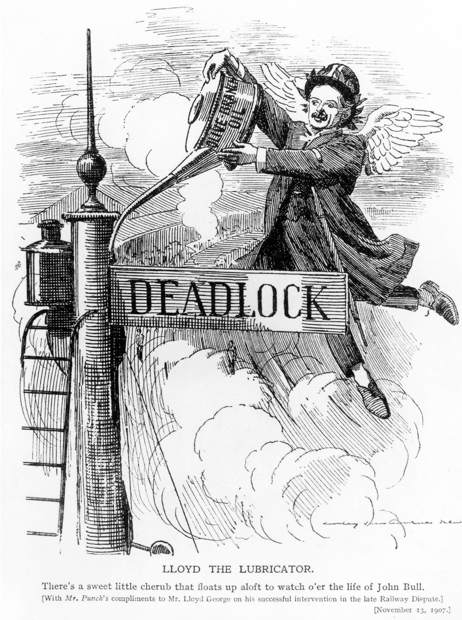 Lloyd the Lubricator，来自Punch杂志，1907年11月13日 作者 英语学校