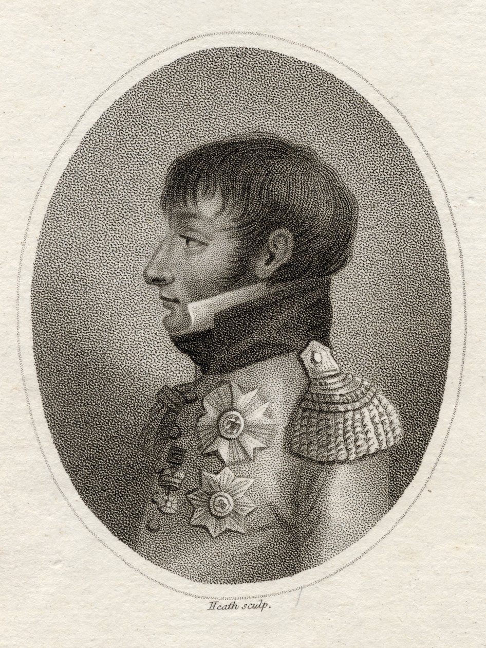Louis Bonaparte（1778-1846）来自&39;肖像画廊&39;的荷兰国王，由Heath雕刻，1833年出版 作者 英语学校