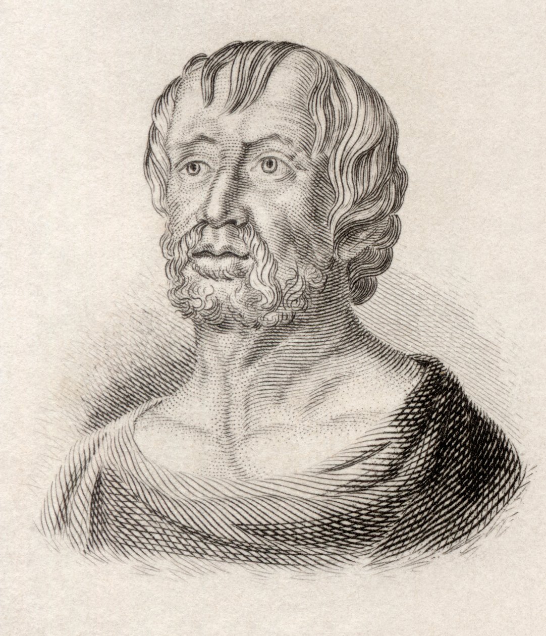 Lucius Annaeus Seneca，来自&39;Crabbes Historical Dictionary&39;，于1825年出版 作者 英语学校