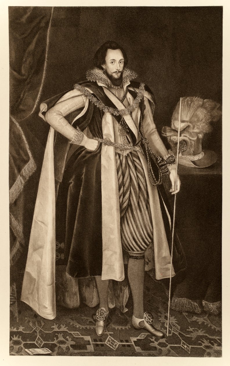 Ludovic Stuart，Lennox的第二任公爵，来自James I和VI，由Manzi Joyant＆Co。巴黎印刷，1904年（珂罗版） 作者 英语学校