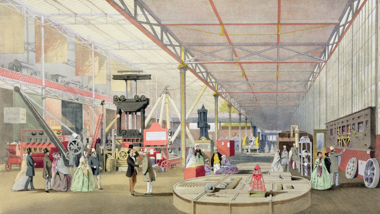 机械，来自1851年Dickinsons综合图片展，1854年出版 作者 英语学校