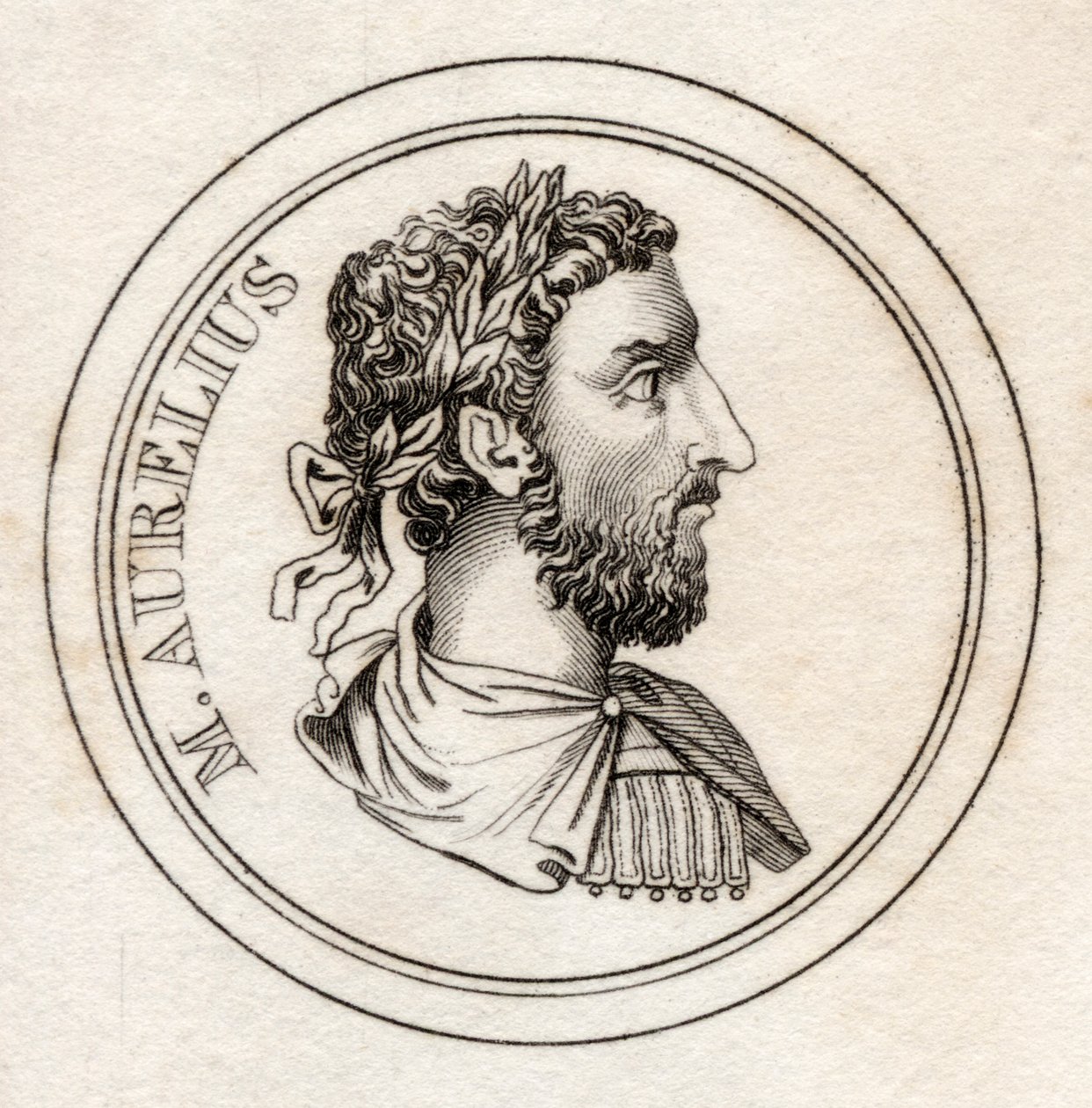 Marcus Aurelius，来自&39;Crabb&39;s Historical Dictionary&39;，于1825年出版 作者 英语学校
