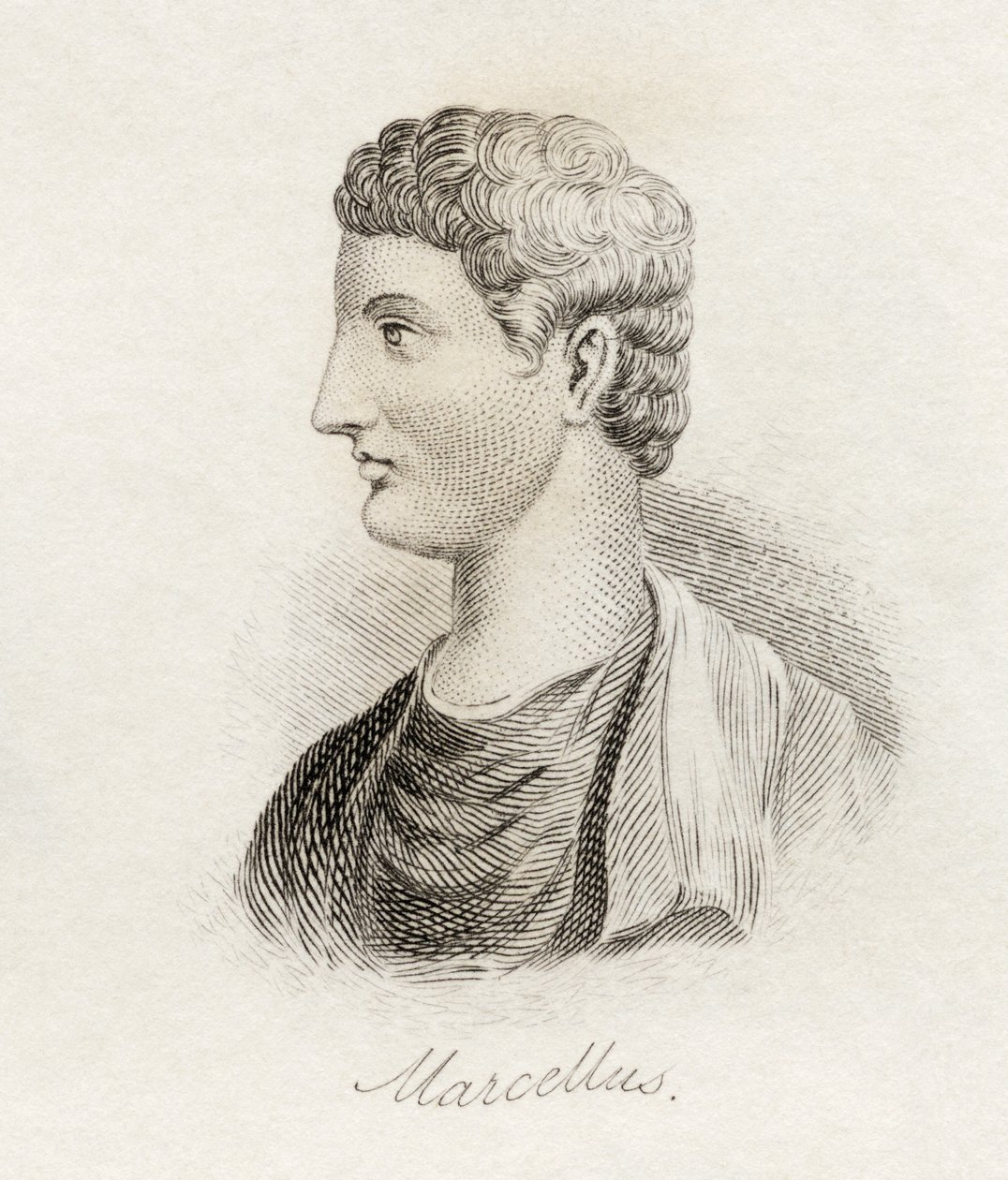 Marcus Claudius Marcellus，来自&39;Crabb&39;s Historical Dictionary&39;，于1825年出版 作者 英语学校