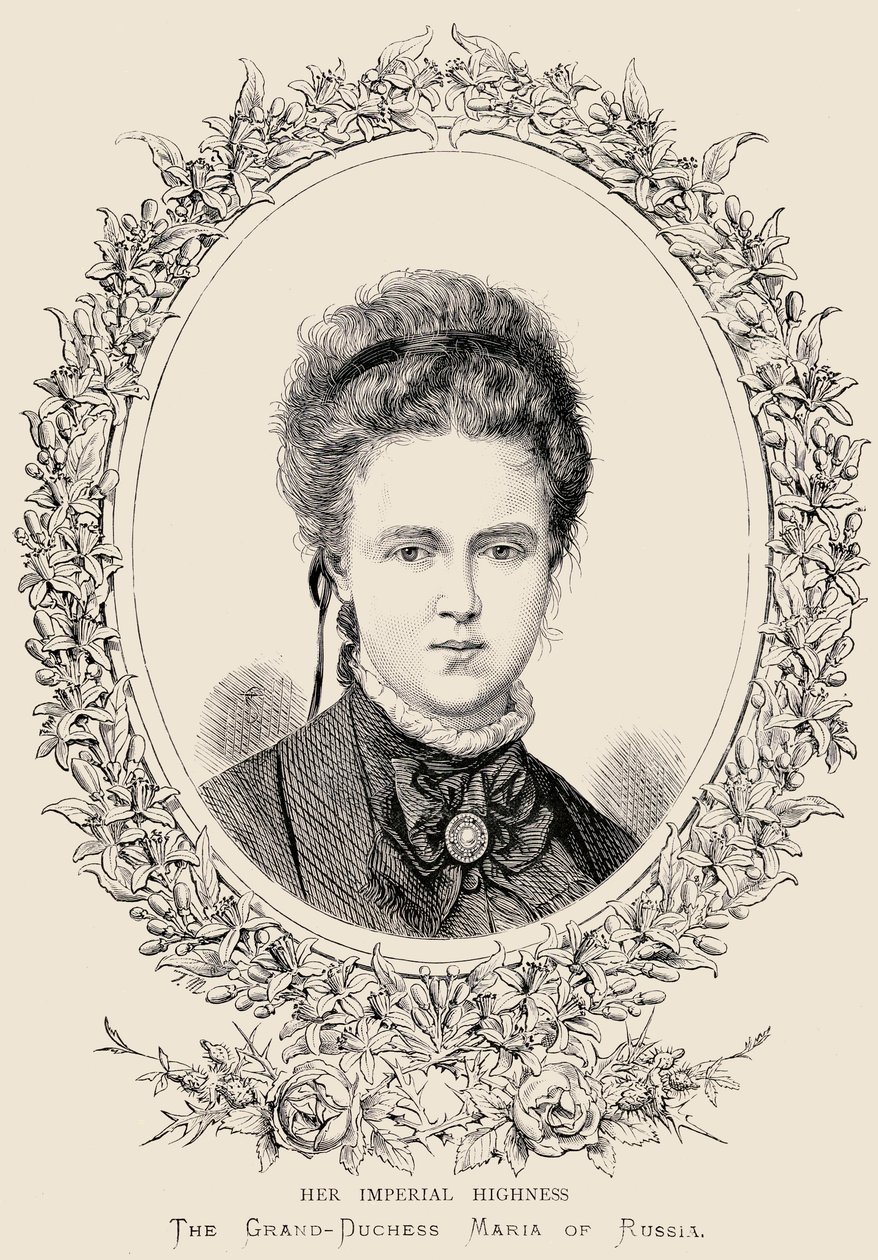 Maria Alexandrovna（1853-1920）殿下俄罗斯大公夫人 作者 英语学校