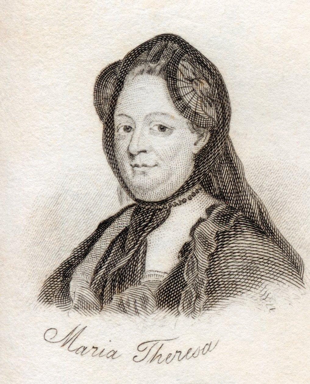 Maria Theresa，来自&39;Crabb&39;s Historical Dictionary&39;，于1825年出版 作者 英语学校
