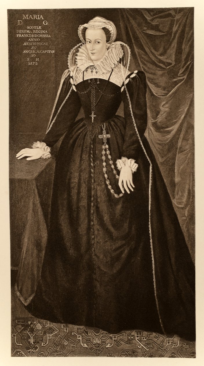 来自James I和VI的苏格兰玛丽女王（1542-1587），由Manzi Joyant＆Co。巴黎印刷，1904年（珂罗版） 作者 英语学校