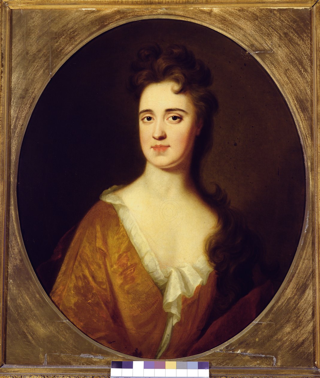 玛丽·威德灵顿（Mary Widdrington），约翰·加斯科因爵士（John Gascoigne）的妻子，第五任男爵（布面油画）（对157831） 作者 英语学校