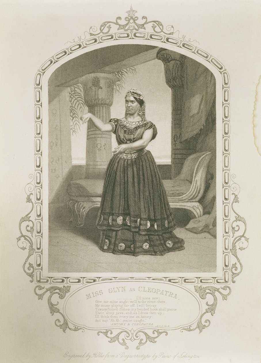 Laura Addison小姐作为Imogen，在Cymbeline由William Shakespeare（1564-1616） 作者 英语学校