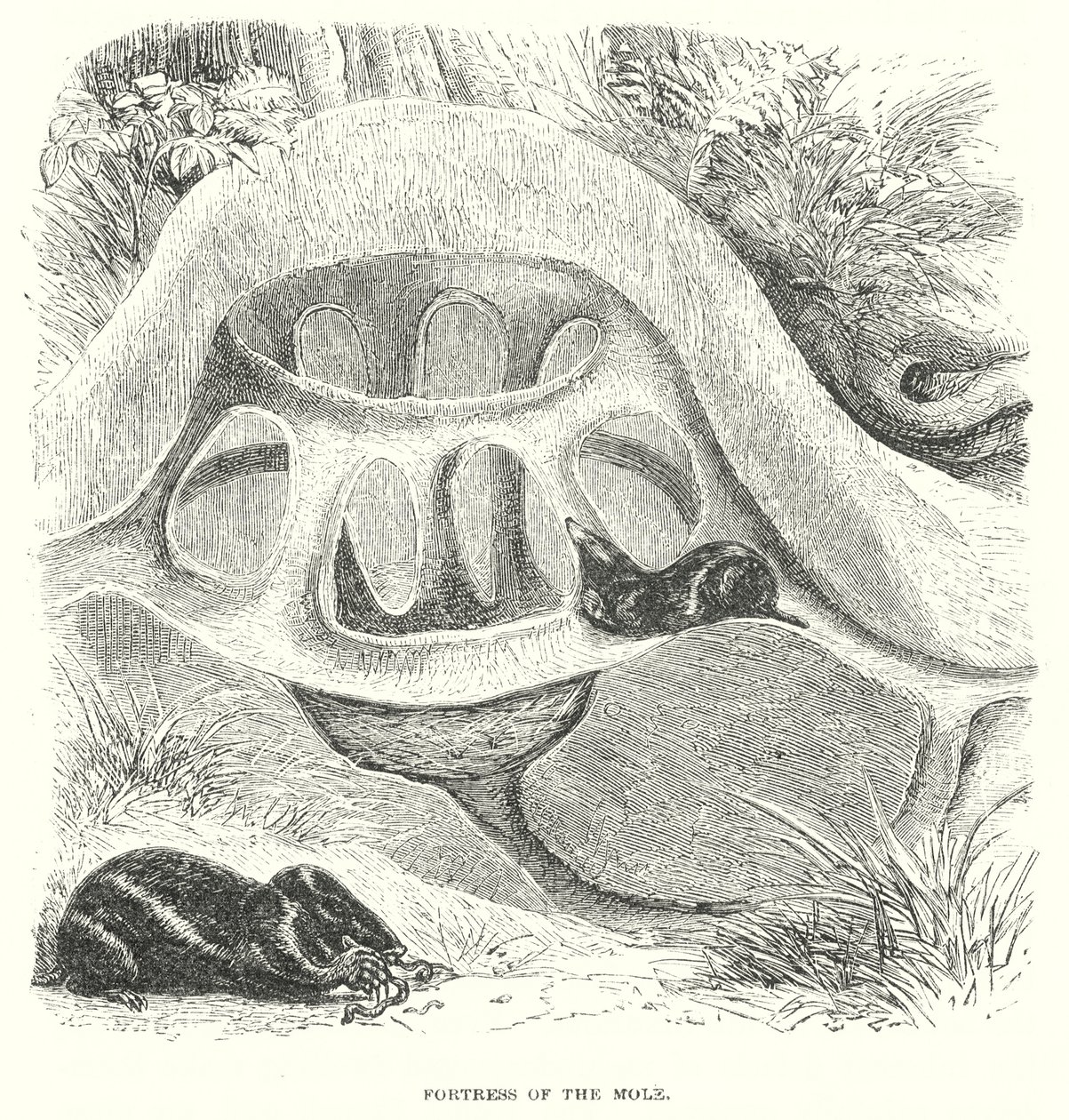 鼹鼠山（雕刻） 作者 英语学校