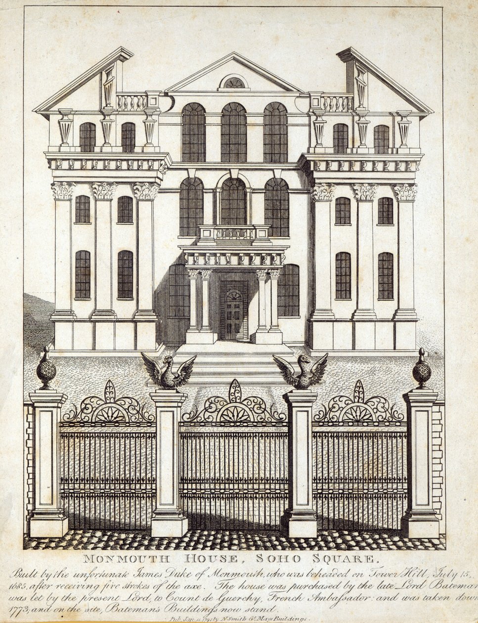 Monmouth House，Soho Square，由N. Smith，Gt Mays Buildings出版，1791年1月11日 作者 英语学校