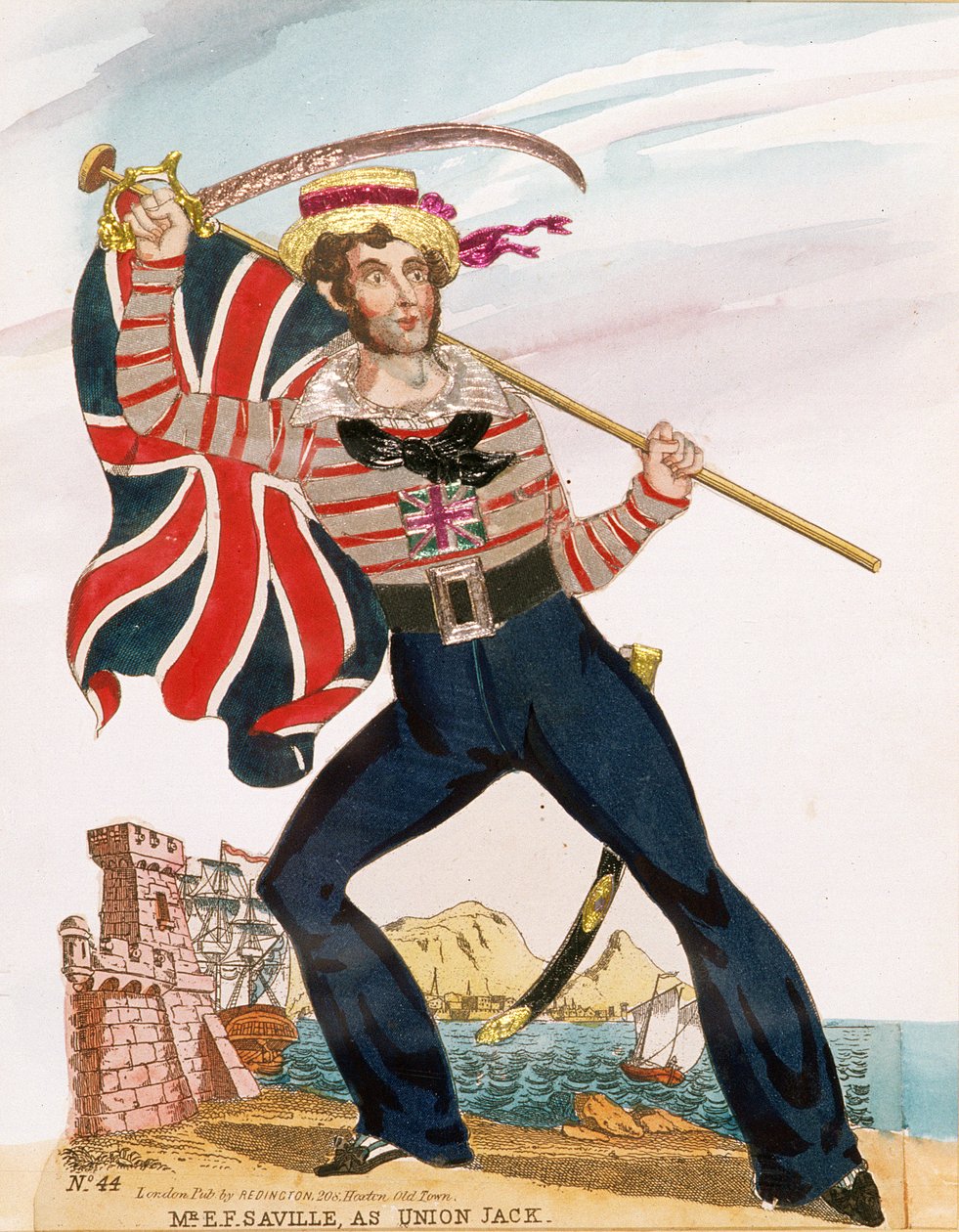 EF Saville先生是&39;Union Jack&39;，酒吧。通过Redington（雕刻和拼贴） 作者 英语学校