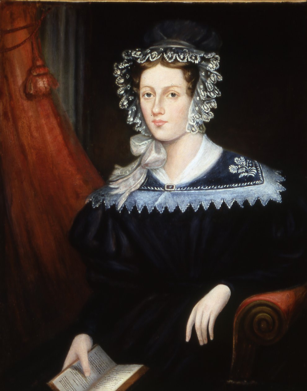 安·简·卡莱尔（Ann Jane Carlisle）夫人，约1828-32年（布面油画） 作者 英语学校