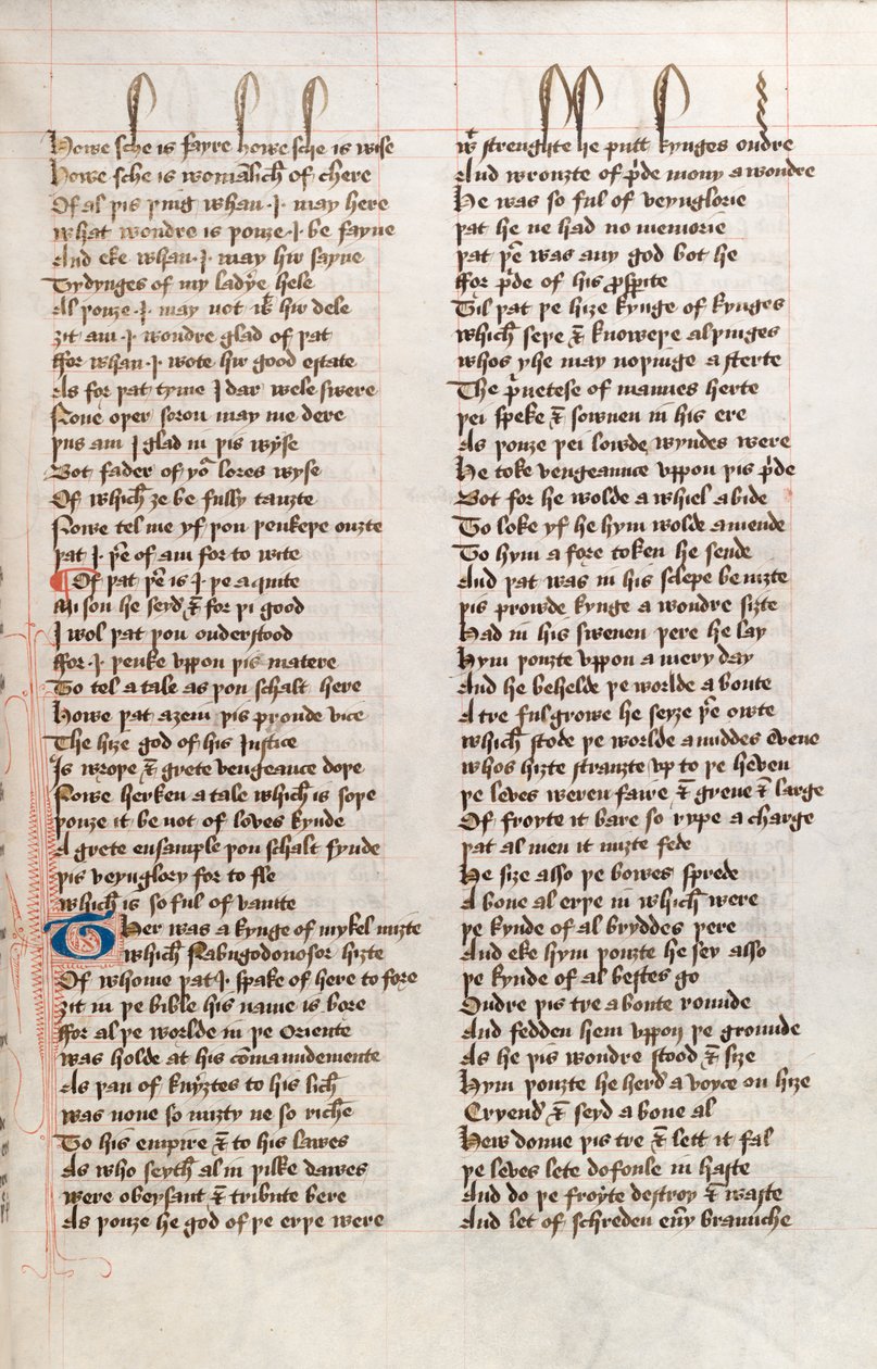 Ms326 f25r，John Gower的Confessio Amantis（牛皮纸笔墨水） 作者 英语学校