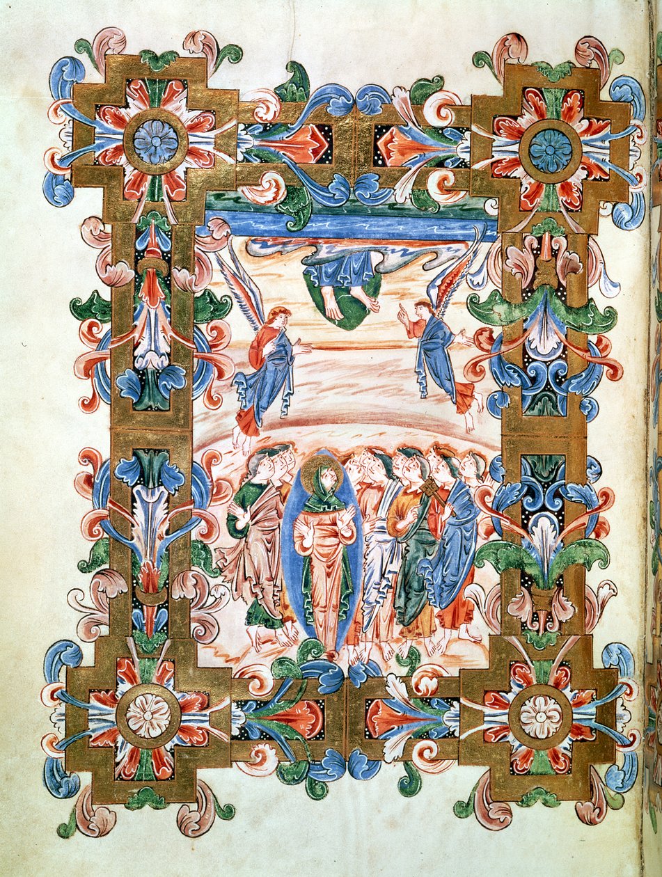 274（Y-6）女士跟随着基督的升天，来自Jumieges罗伯特的遗嘱，c.1016 作者 英语学校