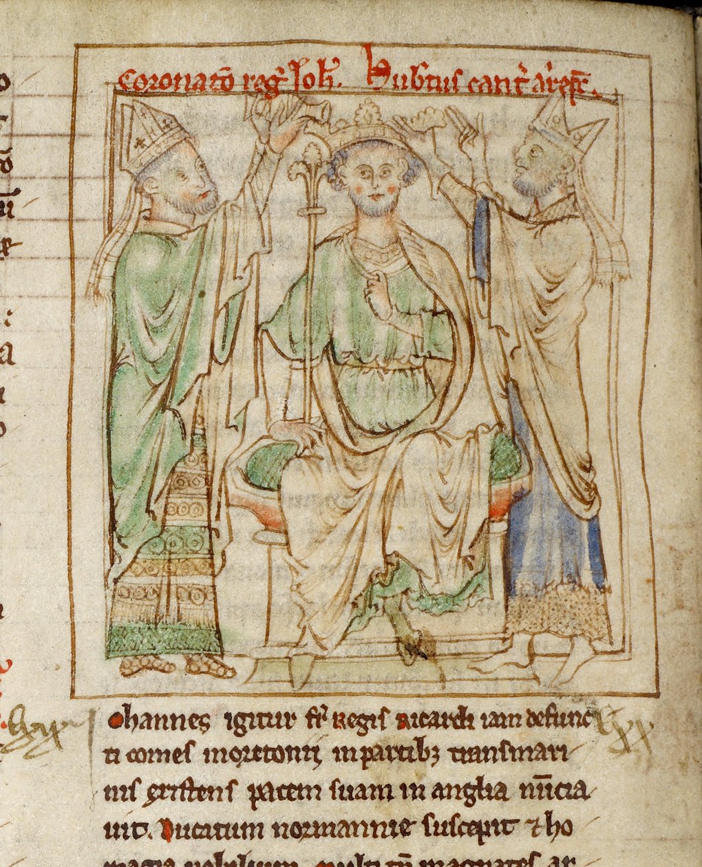 Ms 6712 (A.6.89) fol.144v King John (1167-1216)，来自 