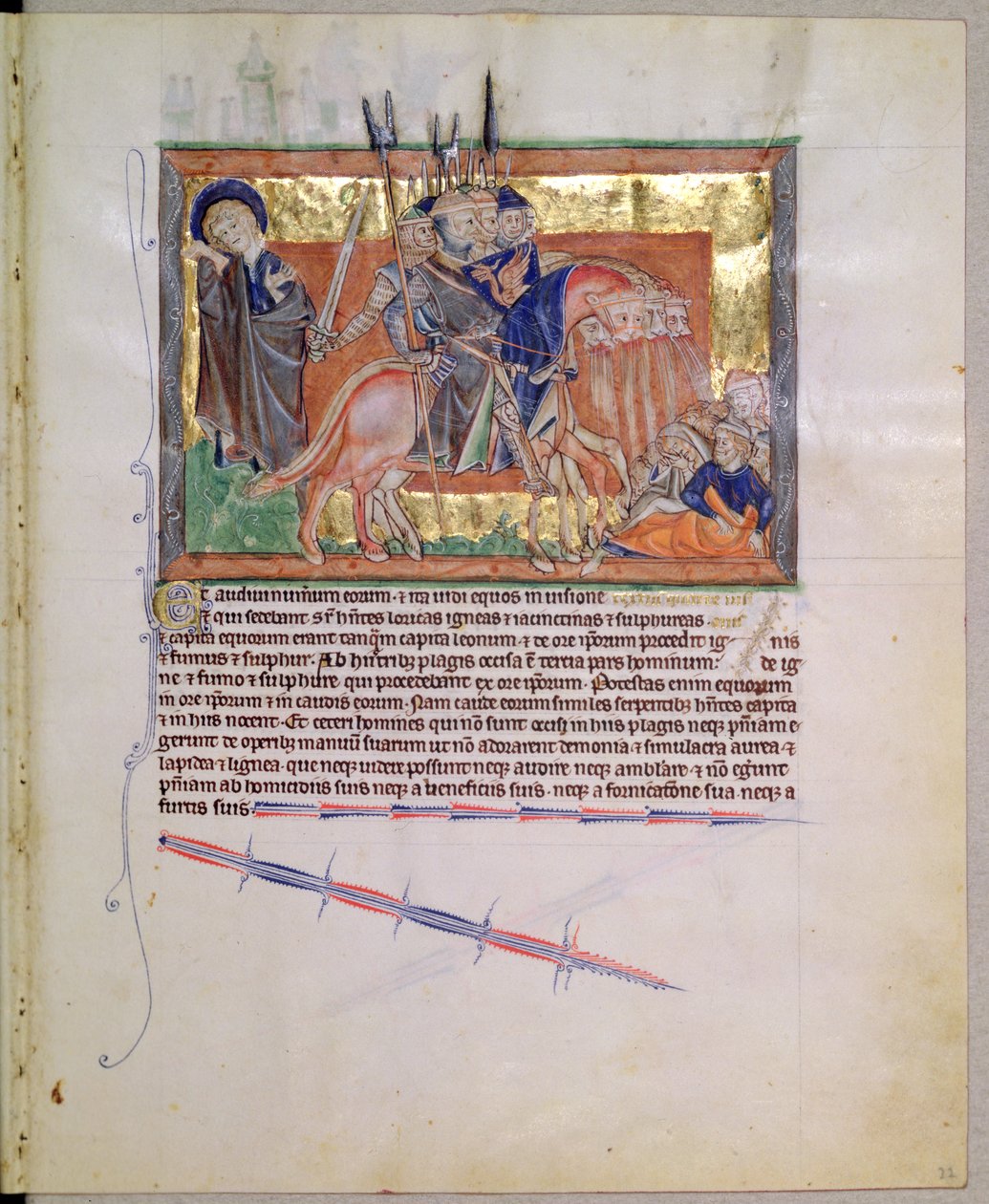LA 139-Lisboa女士，来自Gulbenkian Apocalypse的骑兵军，第125-70节 作者 英语学校