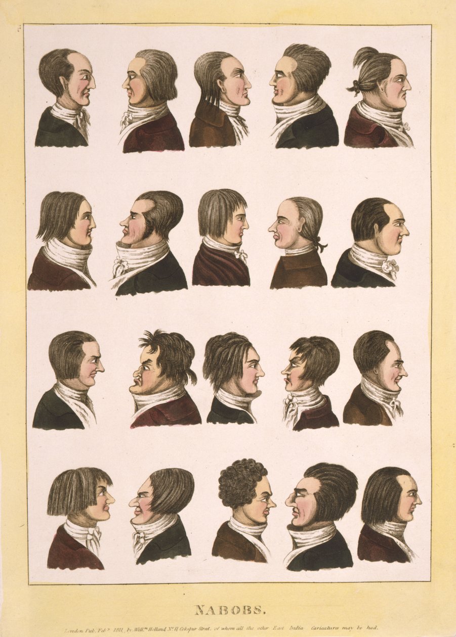 Nabobs, pub.1811（彩色雕刻） 作者 英语学校