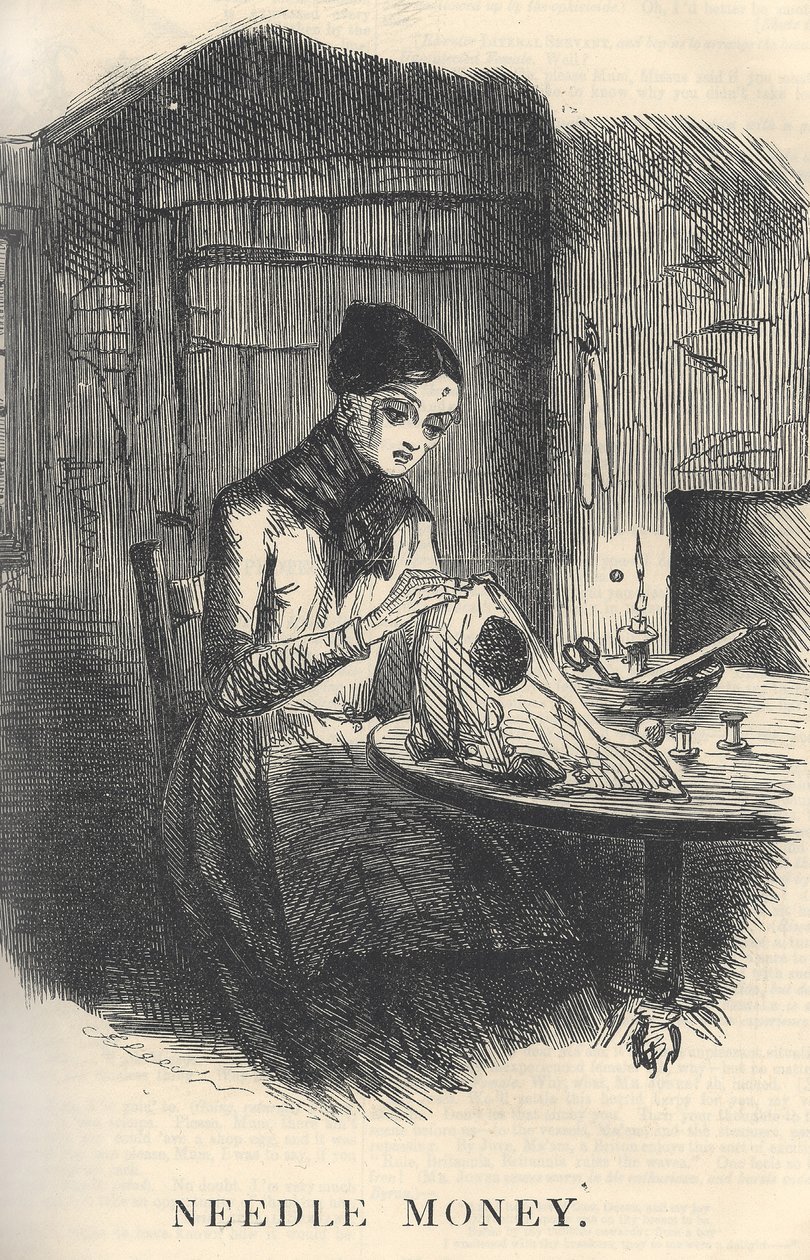 针钱，插图来自Punch杂志，1849年12月（对于看见384762） 作者 英语学校