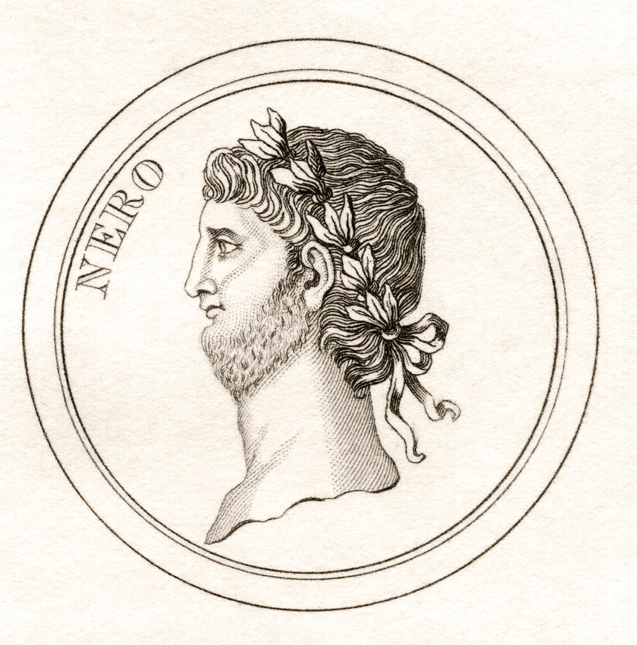 Nero，来自&39;Crabb&39;s Historical Dictionary&39;，1825年出版 作者 英语学校
