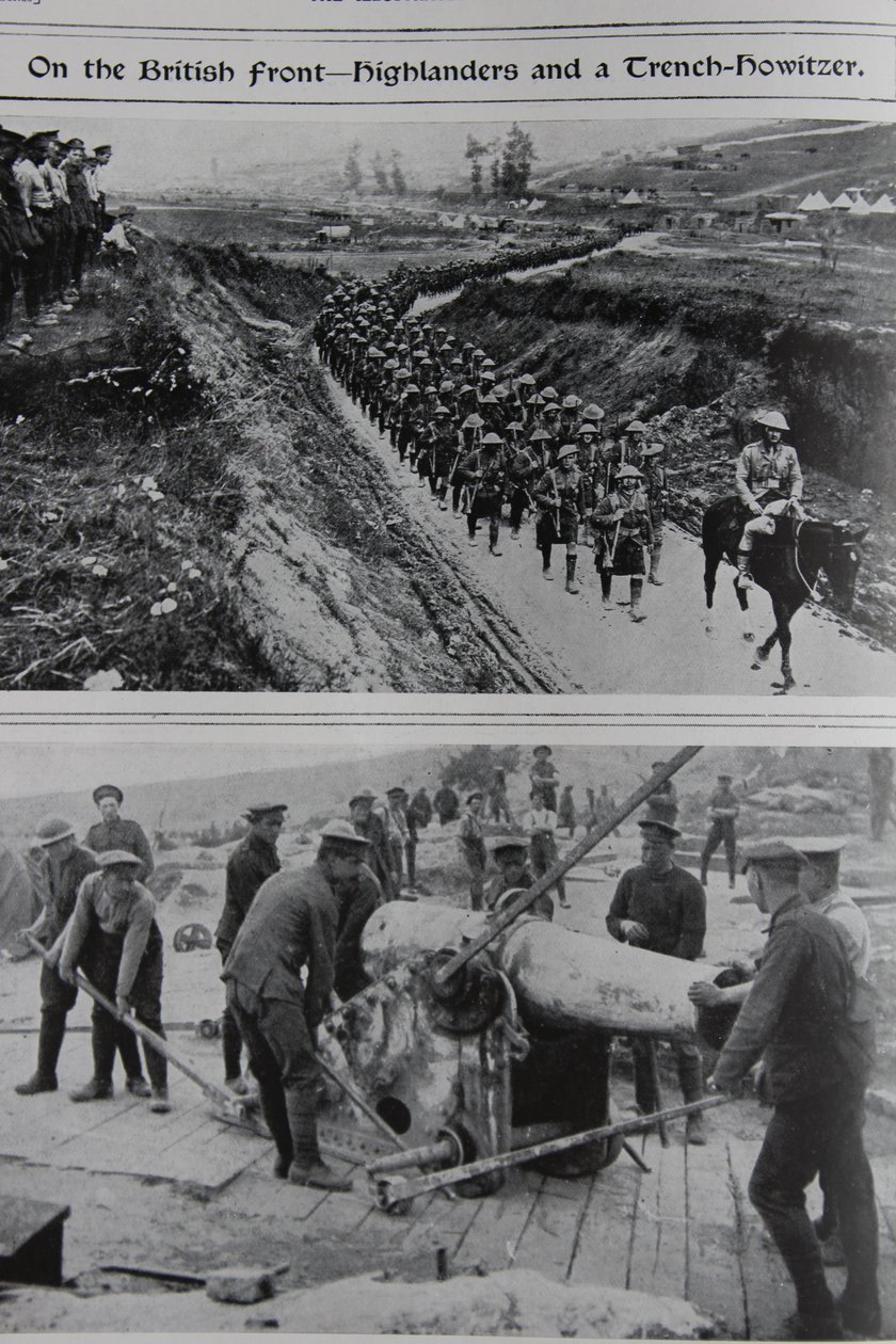英国阵线 - 高地人和海沟榴弹炮，1914-18 作者 英语学校