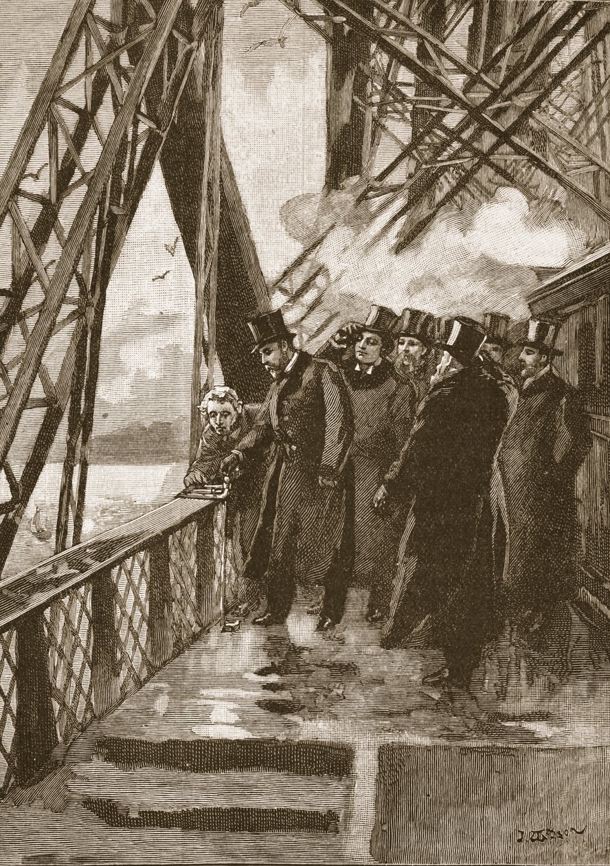 1890年3月4日威尔士亲王开辟第四座桥，卡塞尔斯画报英国历史（插图） 作者 英语学校