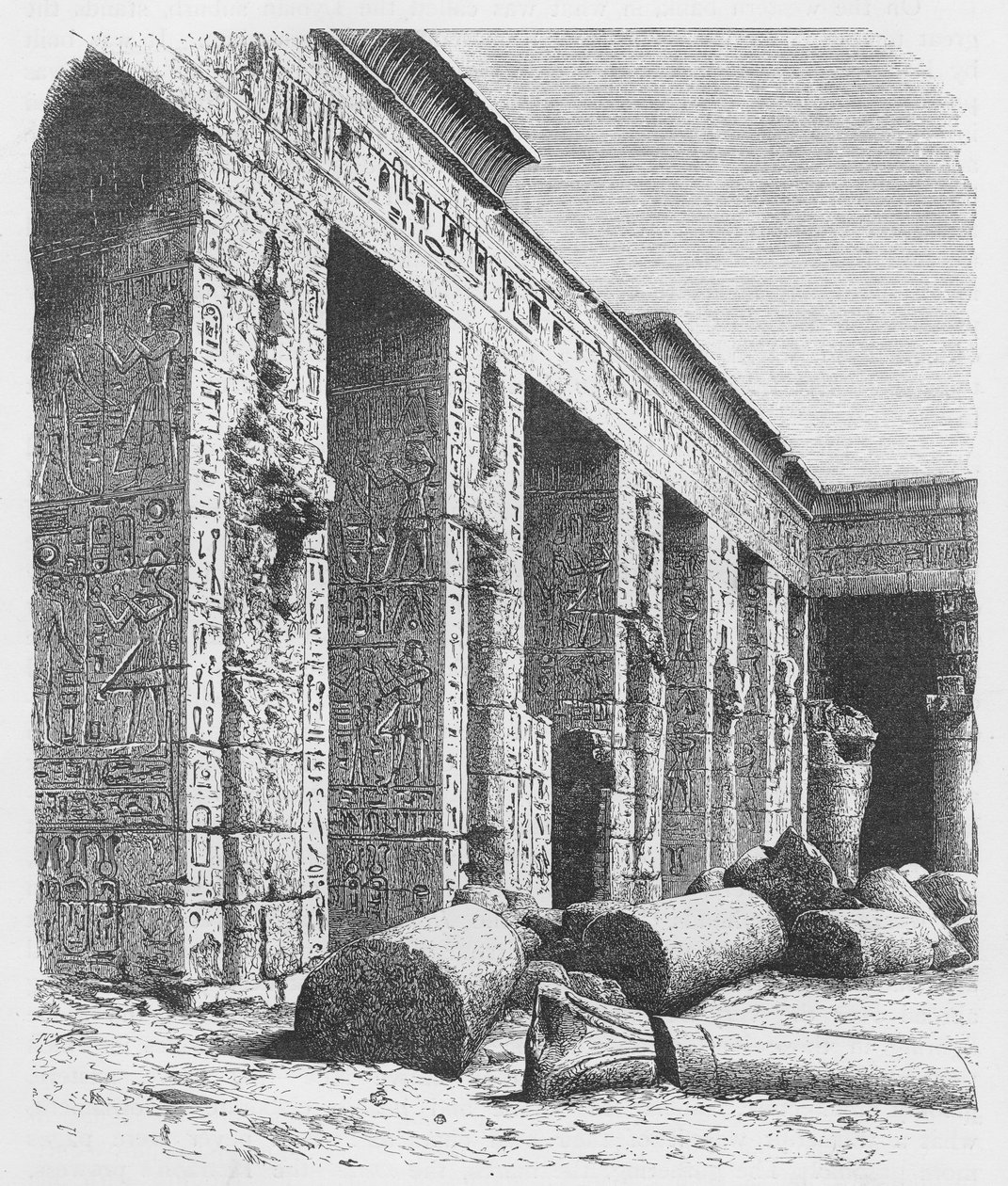 拉美西斯三世宫，Medinet-Abou 作者 英语学校