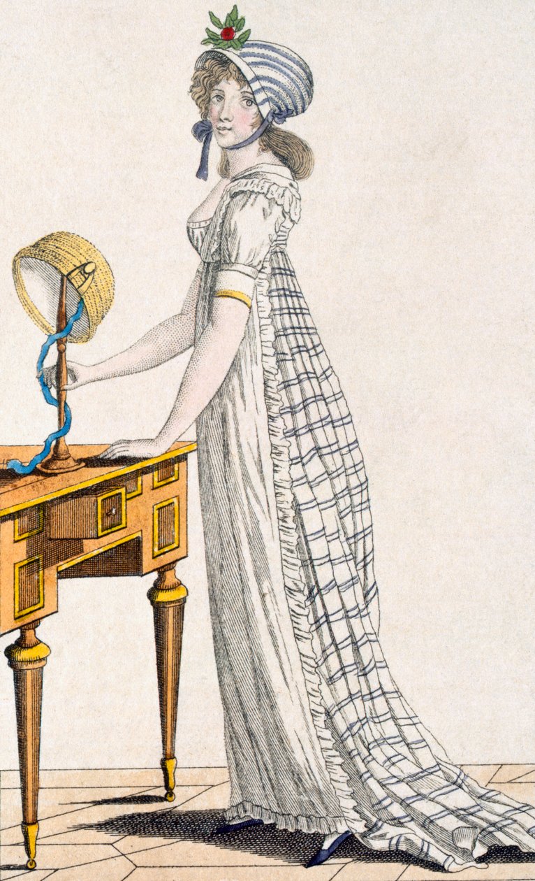 Paris Dress，来自Ladys Magazine，1802 作者 英语学校