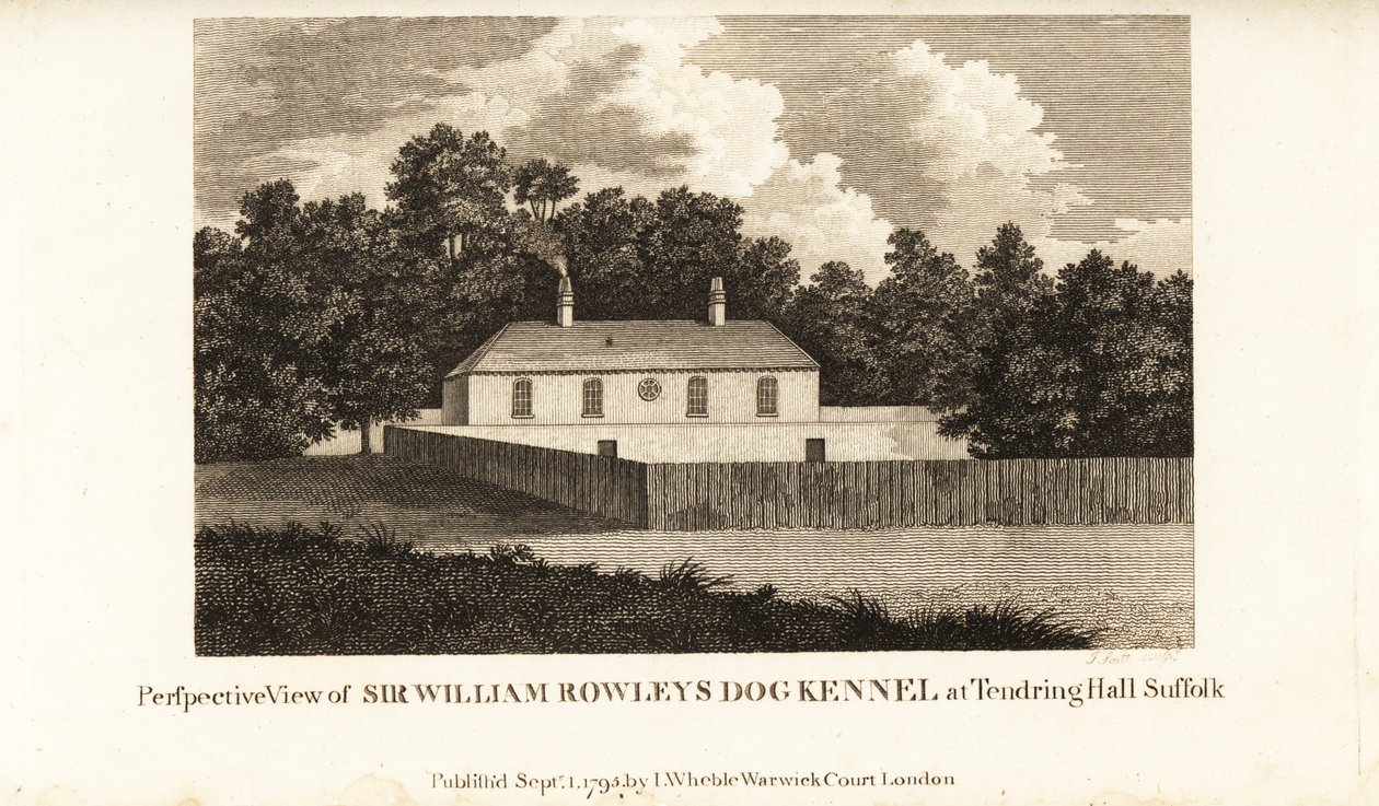Perspective View of Sir William Rowley’s Dog Kennel at Tendring Hall Suffolk 作者 英语学校
