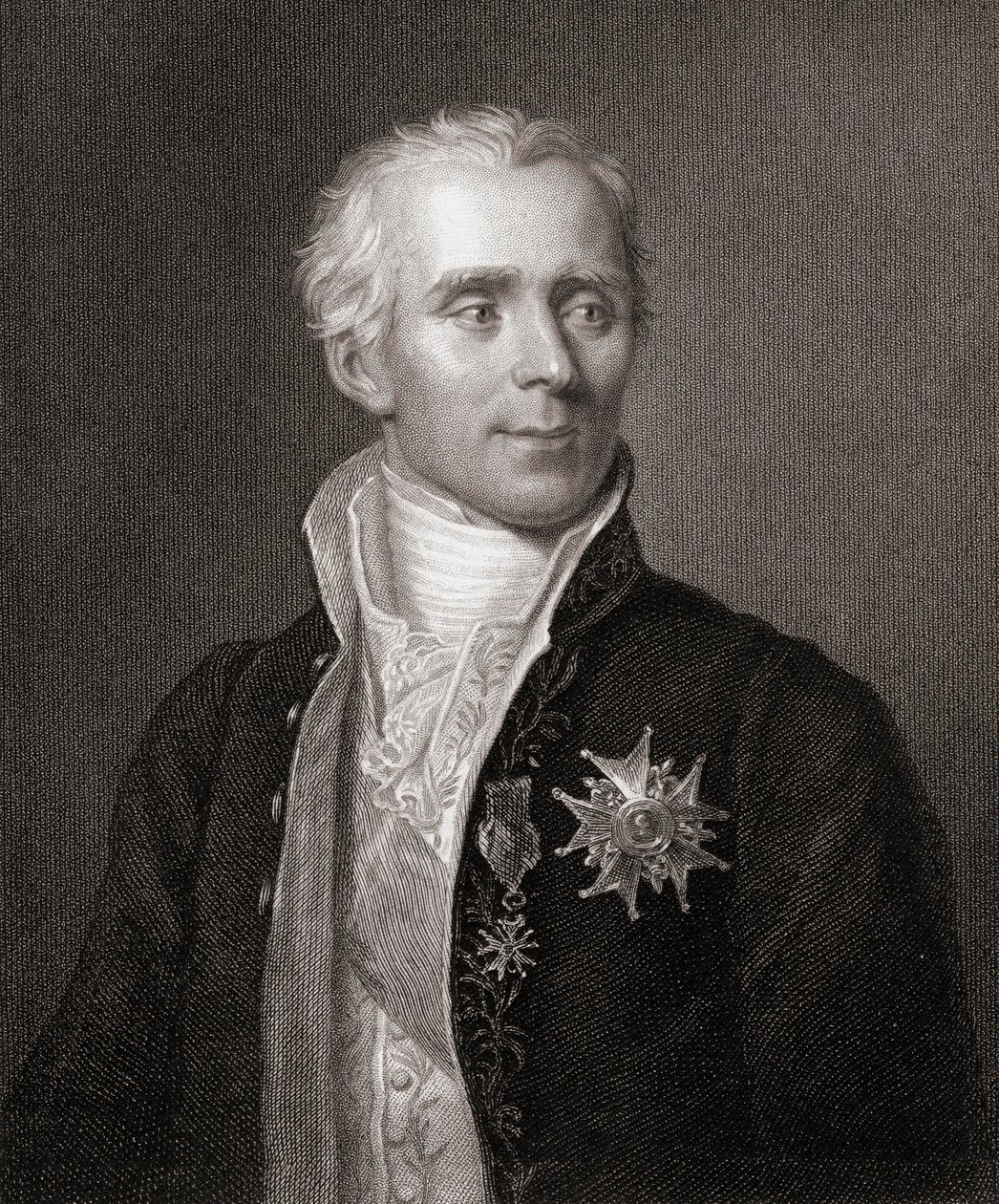 Pierre-Simon（1749-1827）Marquis de la Place，来自肖像画廊，于1833年出版 作者 英语学校