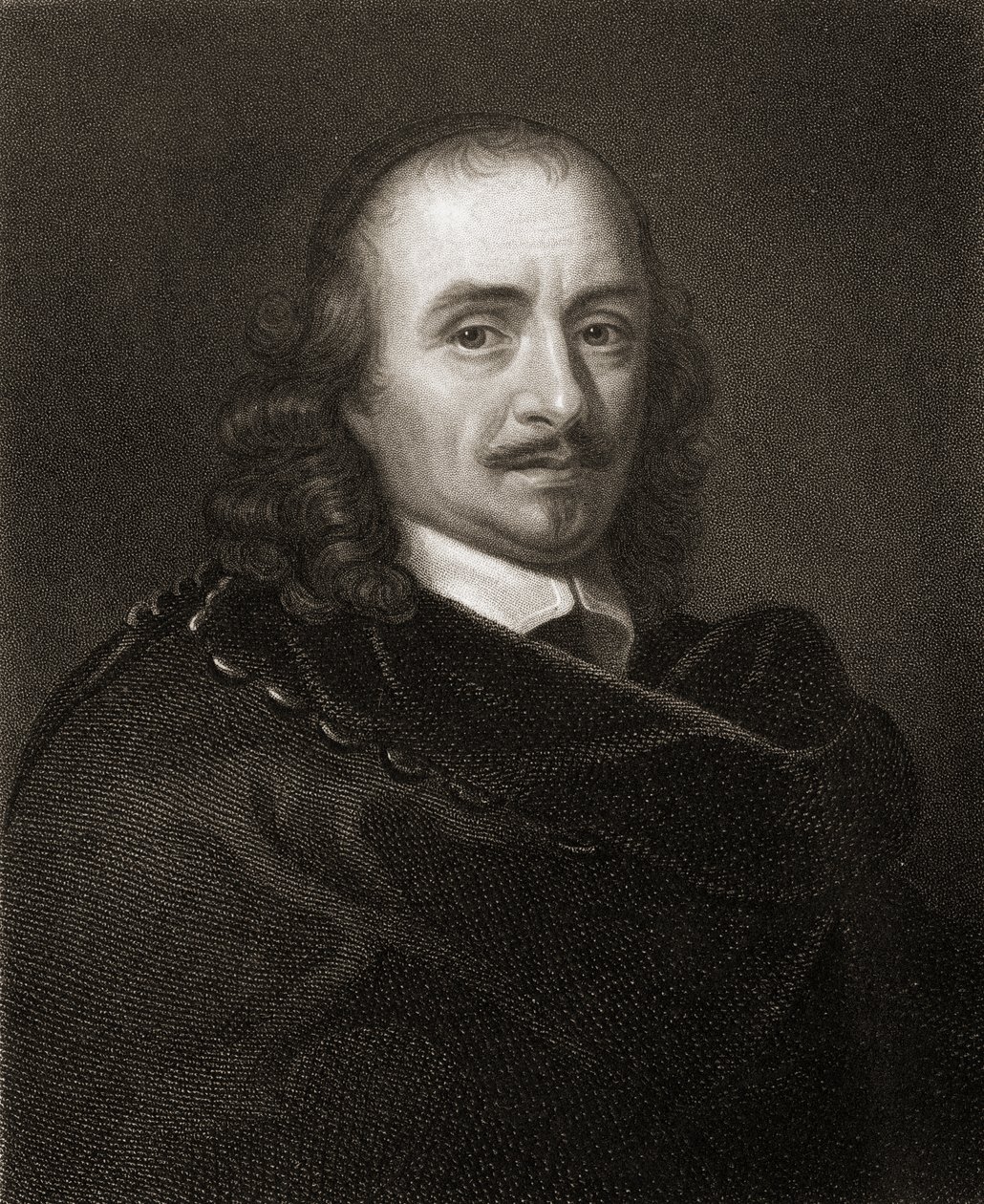 Pierre Corneille（1606-84）来自肖像画廊，出版于1833年 作者 英语学校