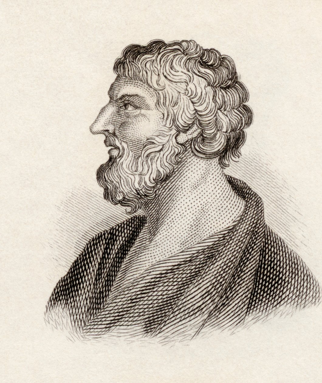 米蒂利尼的Pittacus，来自&39;Crabbes Historical Dictionary&39;，于1825年出版 作者 英语学校