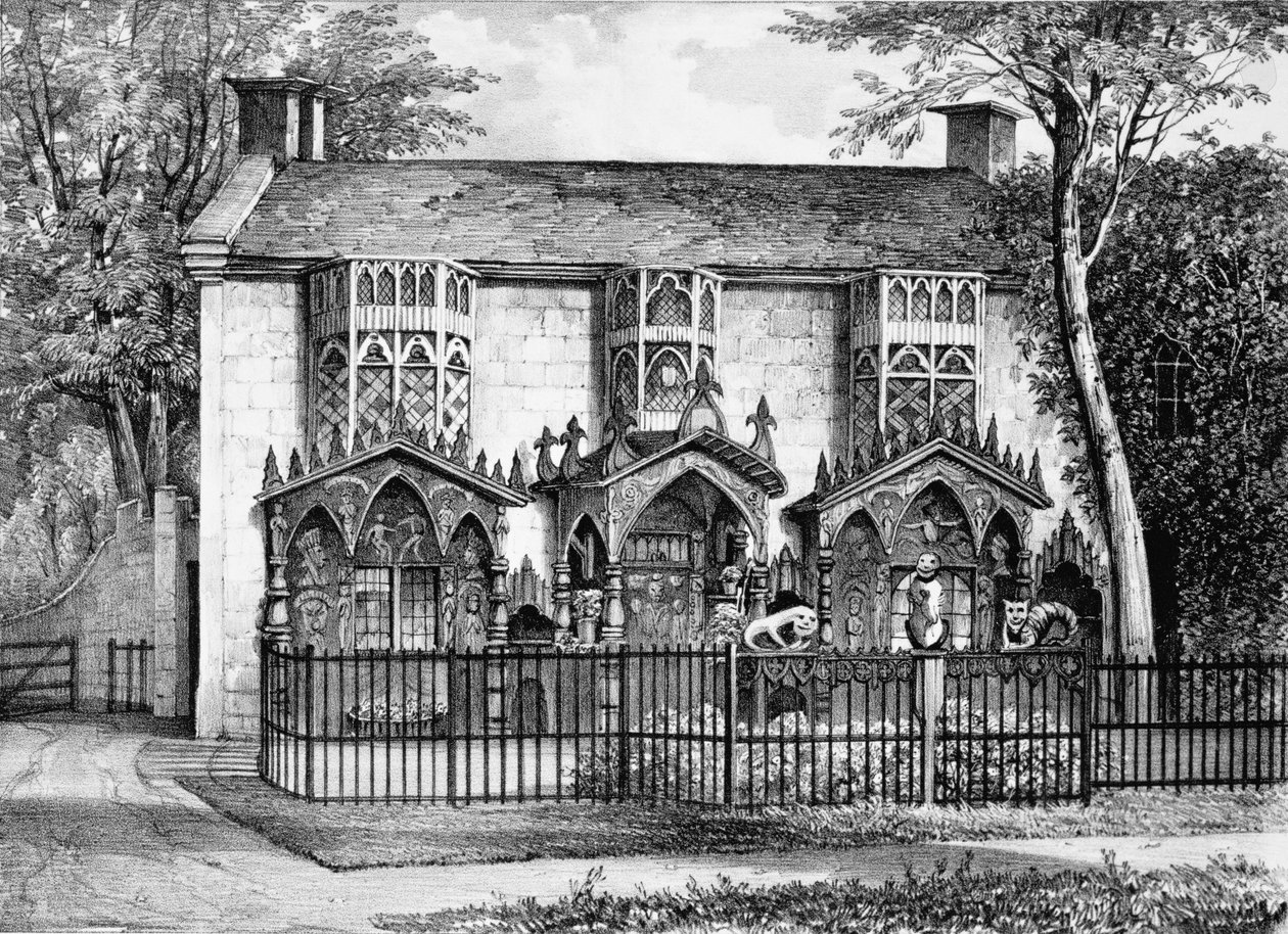 Plas Newyyd，靠近威尔士兰戈伦，Lady Eleanor Butler和Ponsonby小姐的所在地 作者 英语学校
