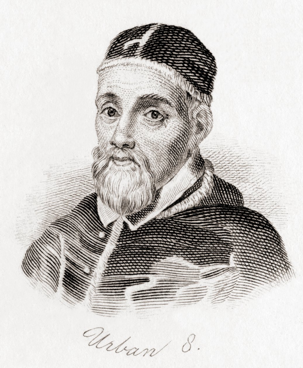 教皇乌尔班八世，约 1568 -1644 年，生于 Maffeo Barberini（雕刻） 作者 英语学校