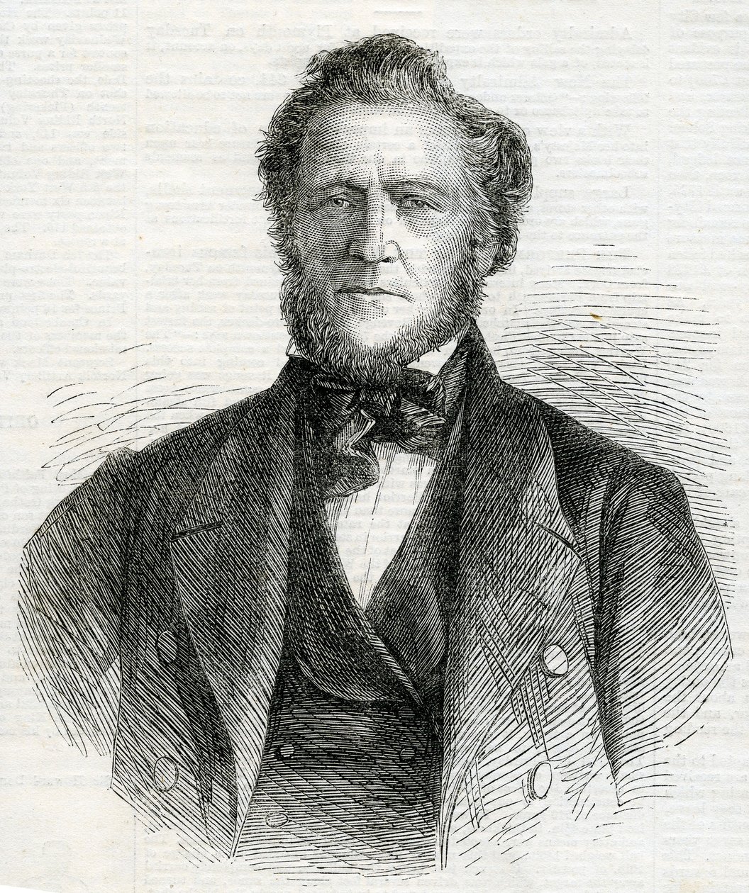 Brigham Young的肖像，1861年 作者 英语学校