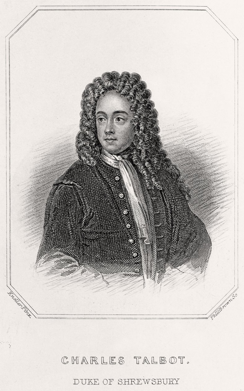 查尔斯·塔尔伯特（Charles Talbot），什鲁斯伯里公爵的肖像，1835年 作者 英语学校