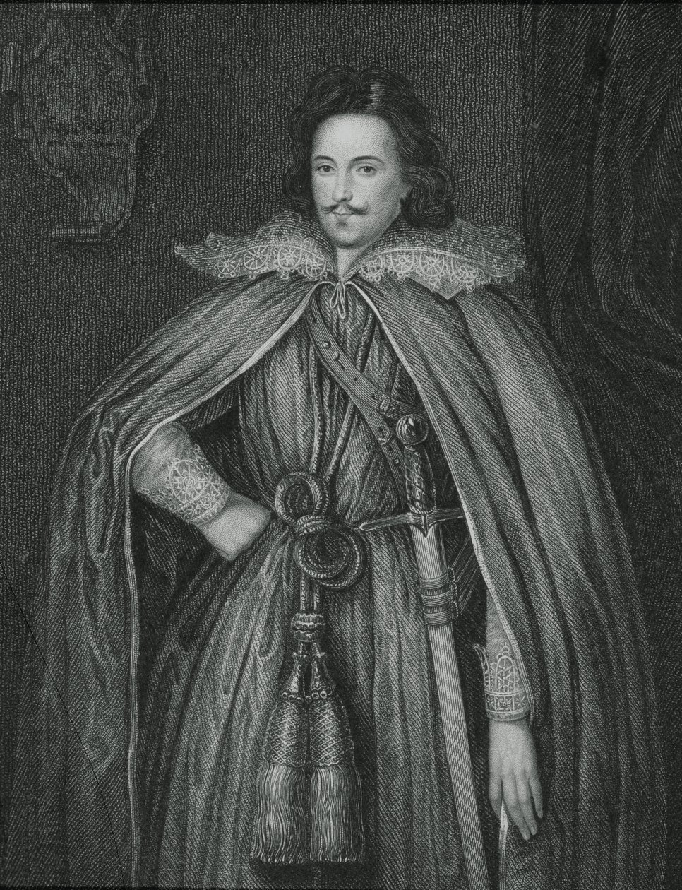 Edward Herbert（1583-1648）的肖像，来自&39;Lodge&39;s British Portraits&39;，1823 作者 英语学校