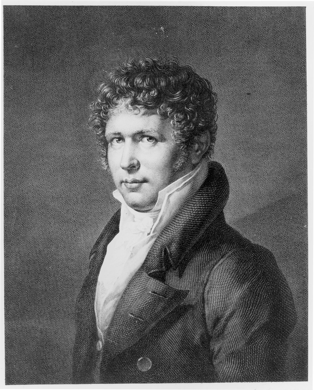 Friedrich Heinrich Alexander，男爵冯洪堡（1769-1859）的肖像 作者 英语学校