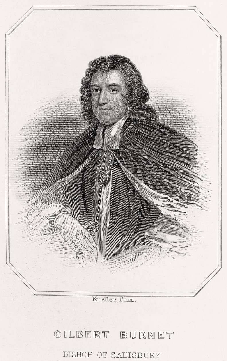 Portrait of Gilbert Burnet, Bishop of Salisbury 作者 英语学校