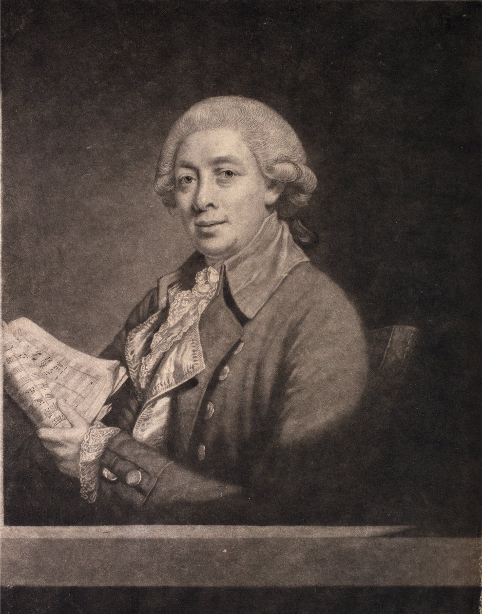 Giusto Ferdinando Tenducci（1736-1800）1782年的肖像 作者 英语学校