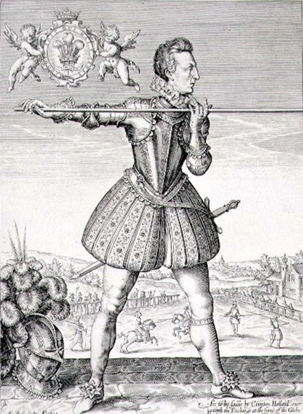 威尔士亲王亨利（1594-1612）的肖像，由西蒙-德-帕斯（1595-1647）刻制 1612年（雕刻）。 作者 英语学校