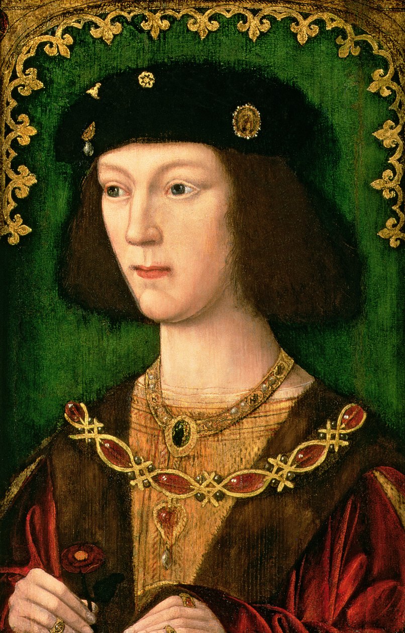 亨利八世的肖像（1491-1547），c.1509 作者 英语学校