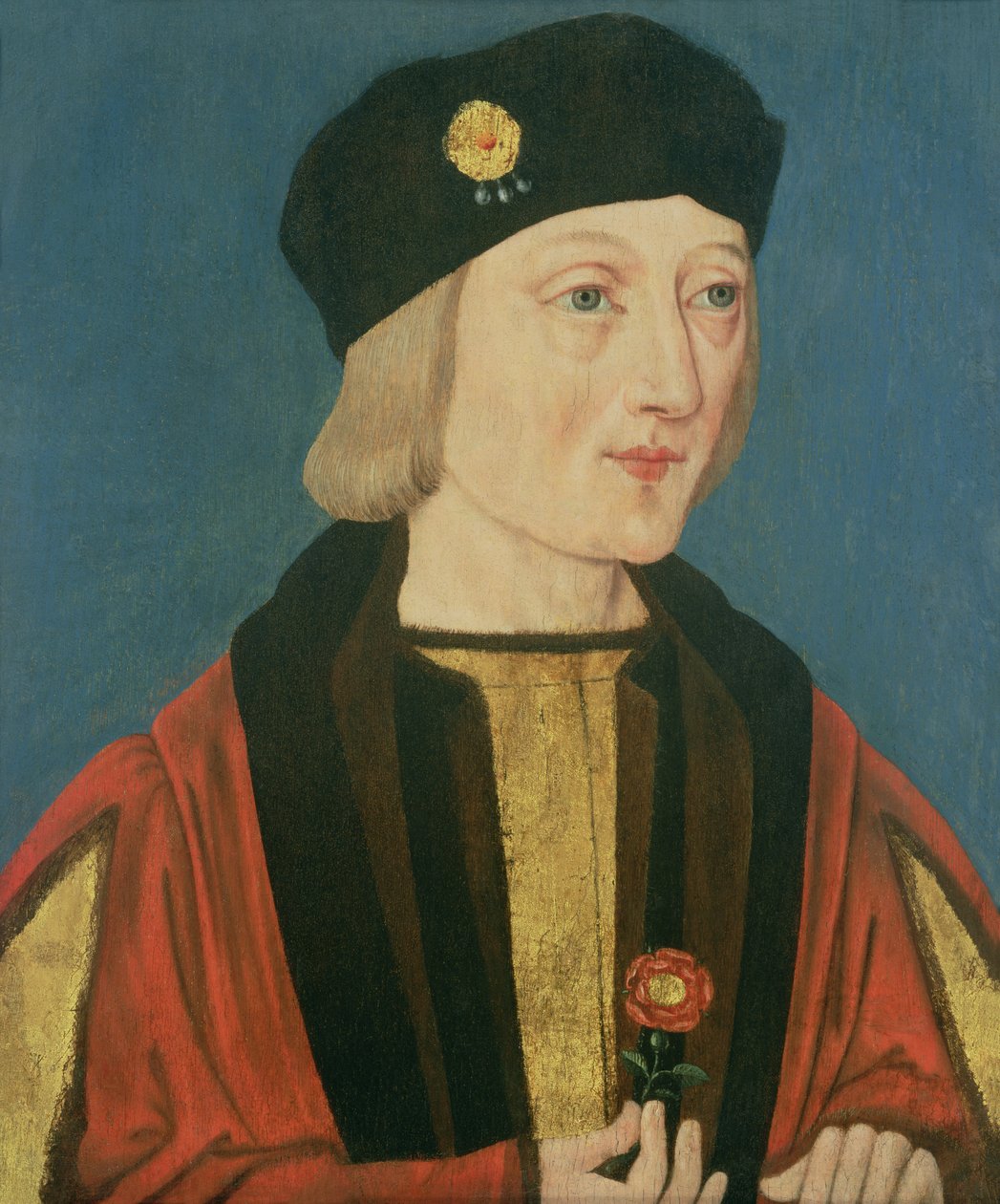 亨利七世的肖像（1457-1509），c.1510-20 作者 英语学校