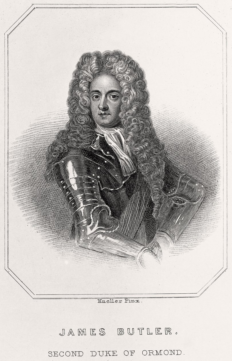 詹姆斯·巴特勒（James Butler）的肖像，奥蒙德第二公爵，1835年 作者 英语学校