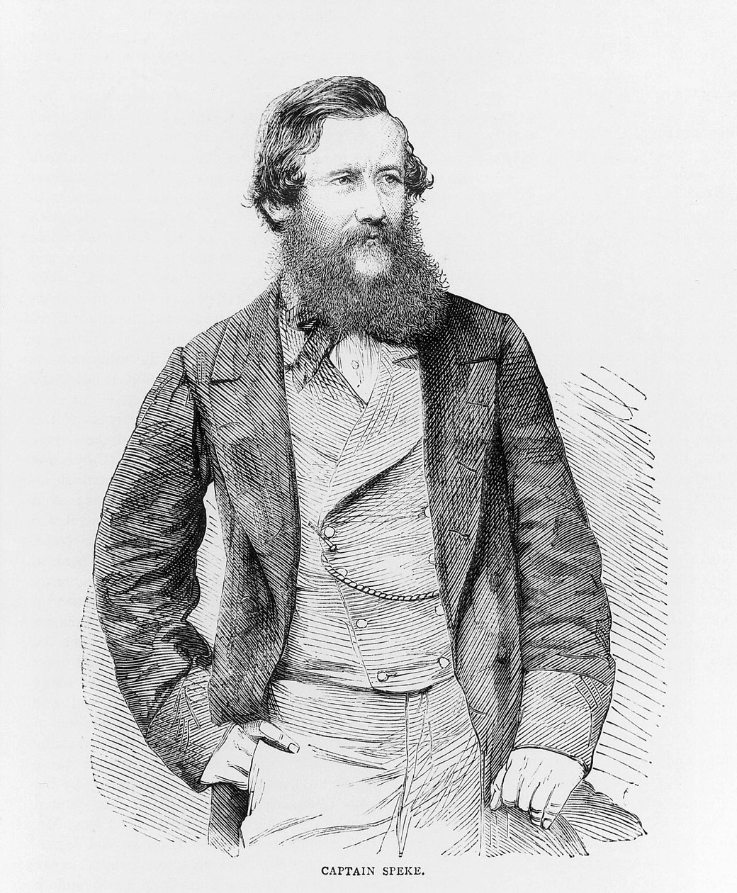 John Hanning Speke的肖像 作者 英语学校