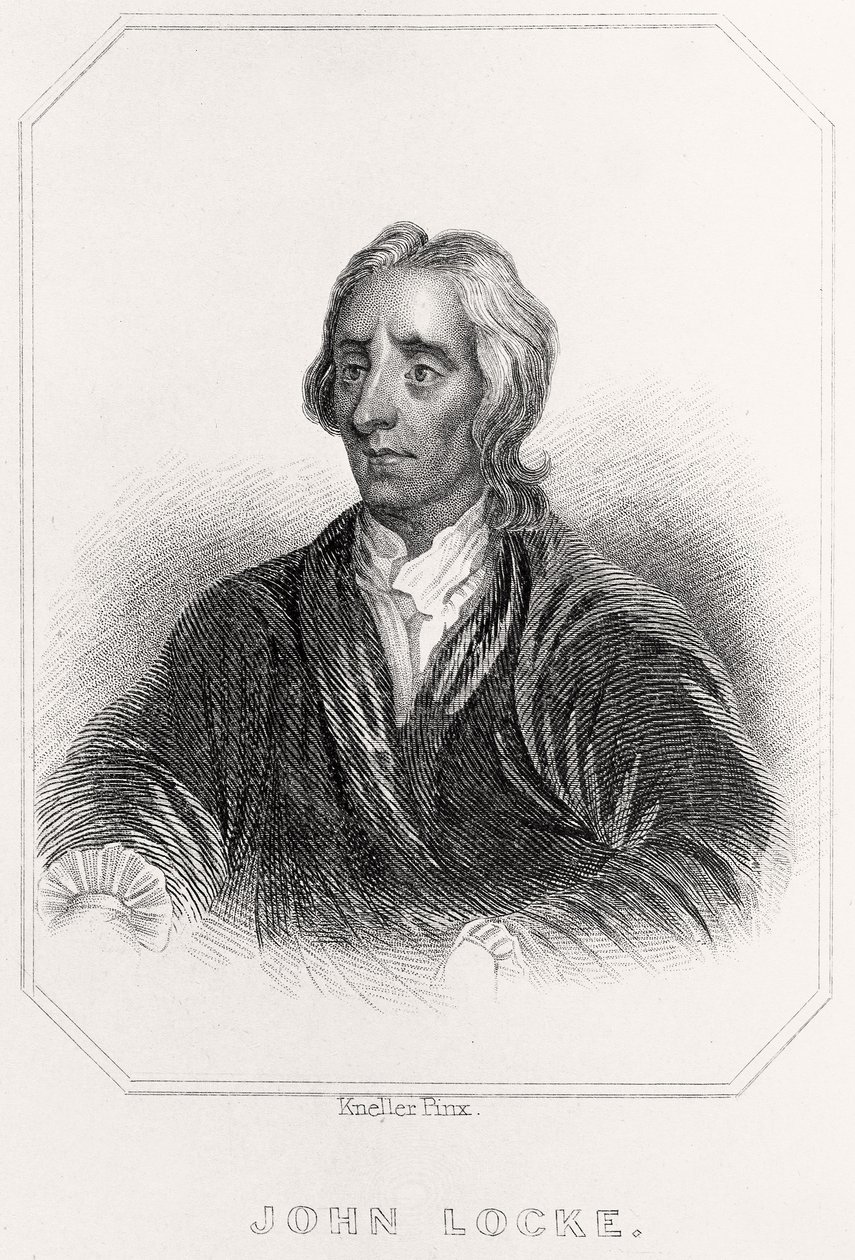 约翰·洛克肖像，1835年 作者 英语学校