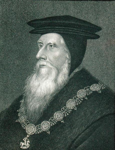 约翰-罗素（1485-1555）贝德福德第一伯爵的画像，出自《洛奇的英国肖像》。 作者 英语学校