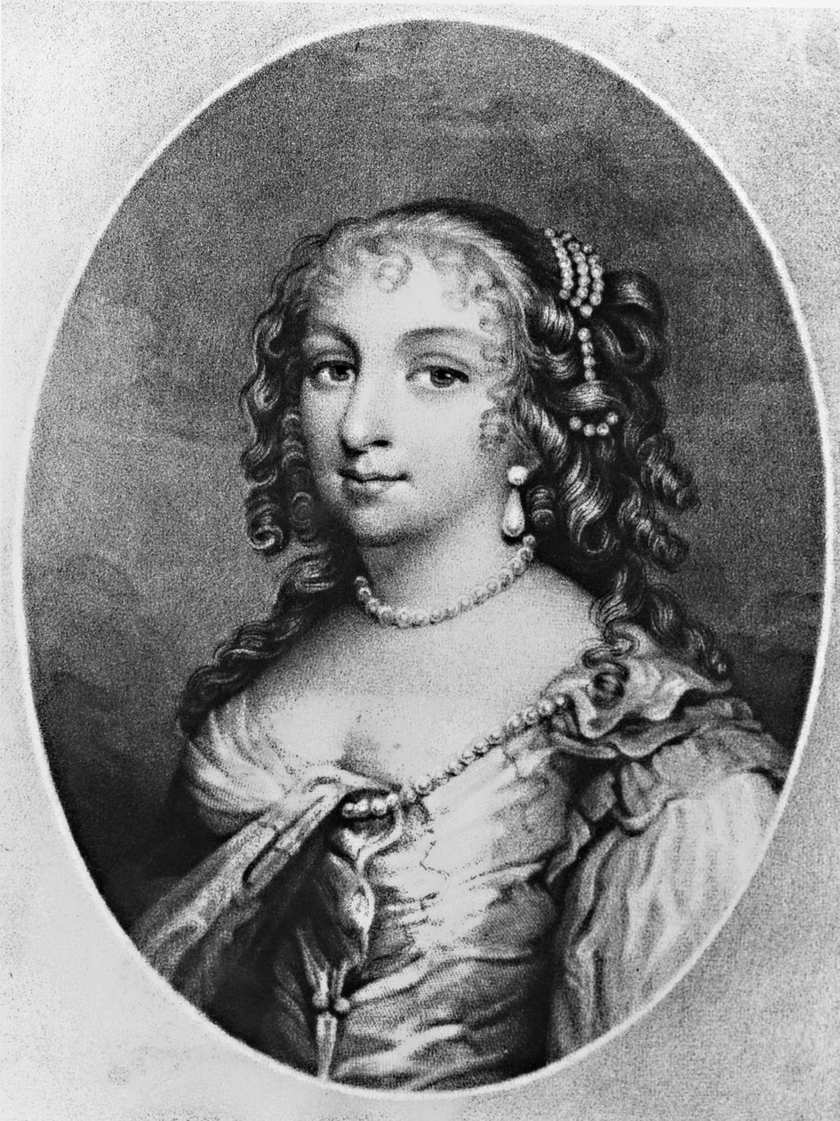Denham夫人的肖像，来自1815年Richard Earlom和Charles Turner的“英国历史中的杰出人物” 作者 英语学校